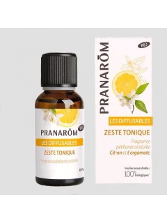 LES DIFFUSABLES ZESTE TONIQUE PRANAROM Bio - 30 ml